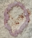 Rosenquarz Splitterarmband